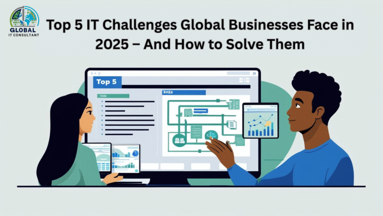 Top 5 IT Challenges Global Businesses Face in 2025 – And How to Solve Them