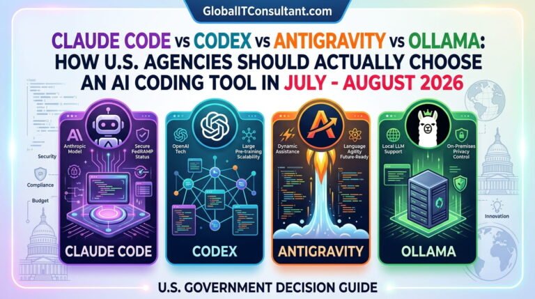 Claude Code vs. Codex vs. Antigravity vs. Ollama How U.S. Agencies Should Actually Choose an AI Coding Tool