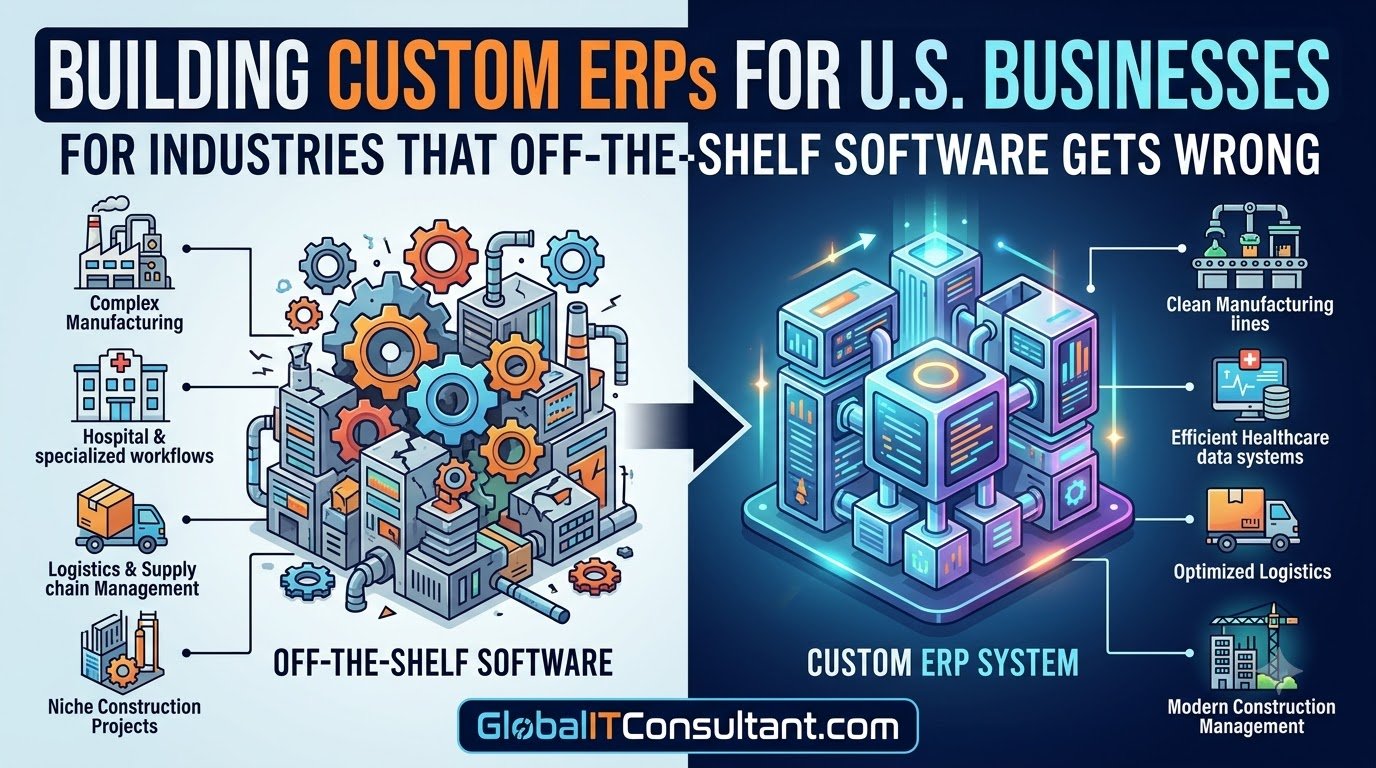 How We Build Custom ERPs for U.S. Businesses
