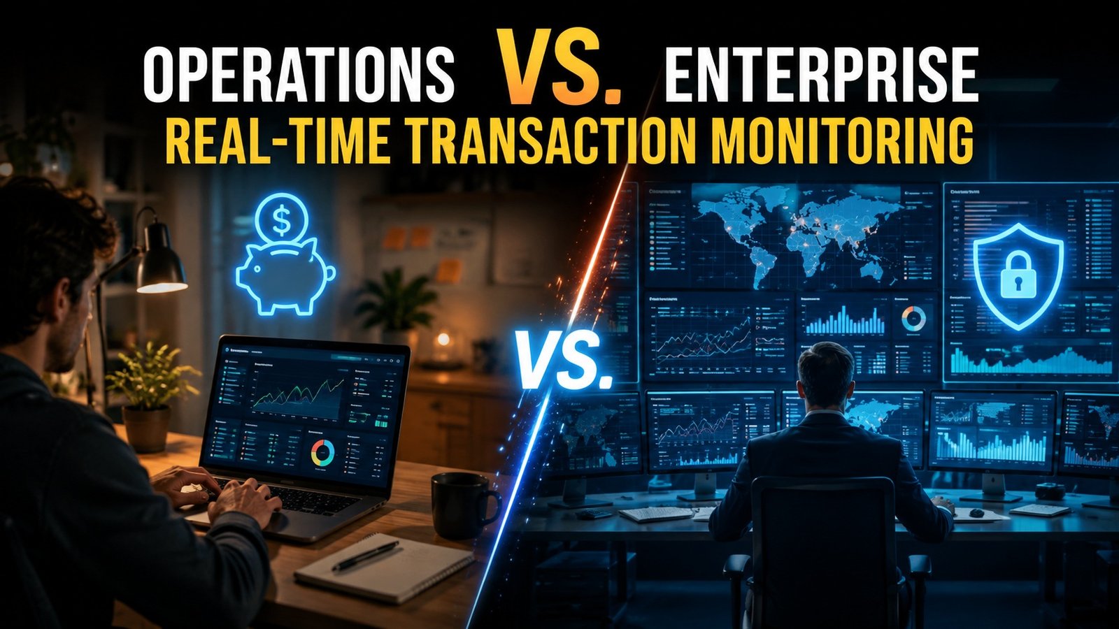 How to Build Real-Time Transaction Monitoring on a Startup Budget Operations vs. Enterprise Solutions