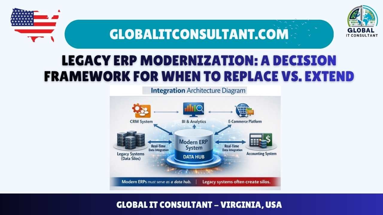 Legacy ERP Modernization A Decision Framework for When to Replace vs. Extend