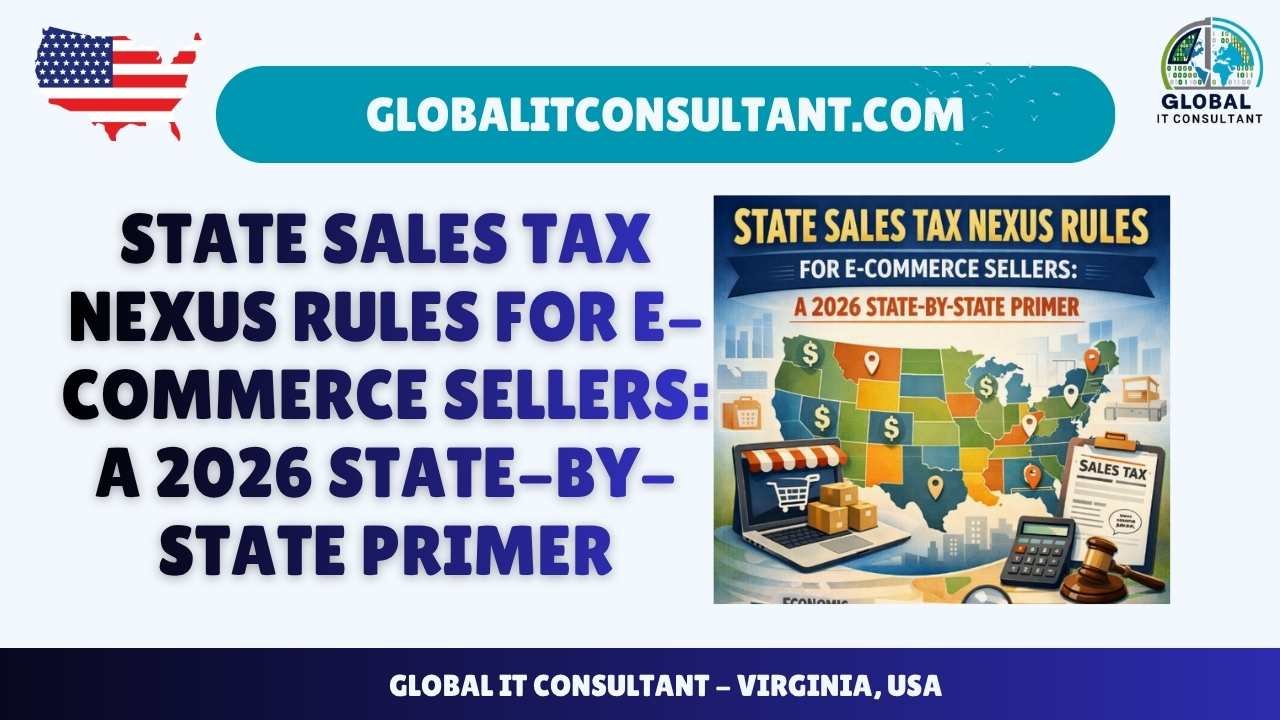 State Sales Tax Nexus Rules for E-Commerce Sellers A 2026 State-by-State Primer