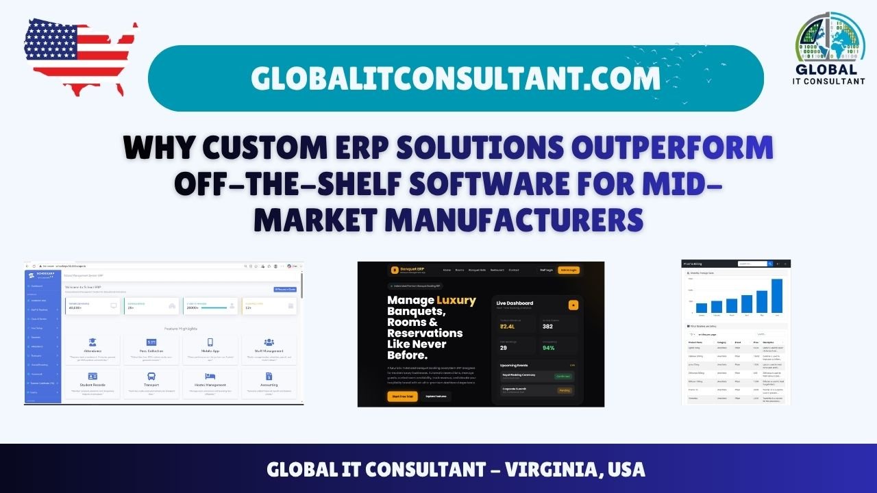 Why Custom ERP Solutions Outperform Off-The-Shelf Software for Mid-Market Manufacturers